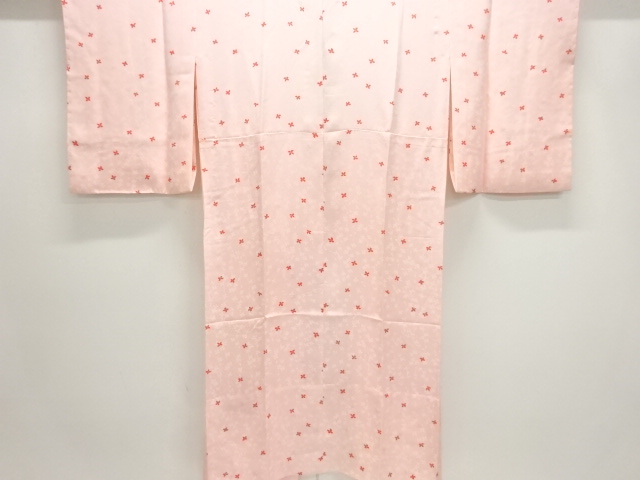 枝垂れ花模様単衣長襦袢